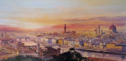 Florence from Piazza Michelangelo by Alan Reed 