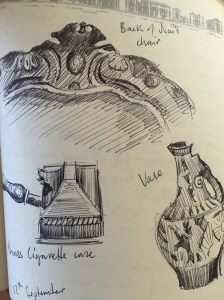 Alan's sketches from Nai's house