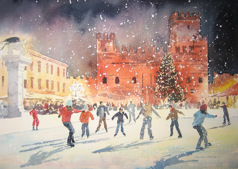 Skating in Marostica
