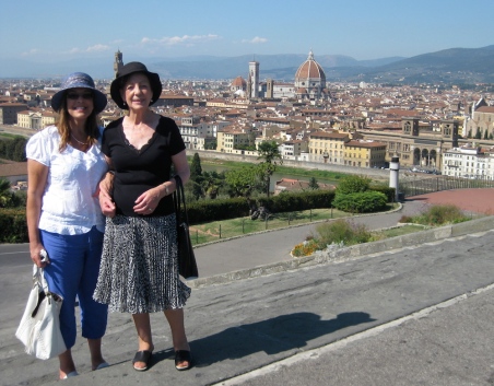 Susan &amp; her Mum in Florence