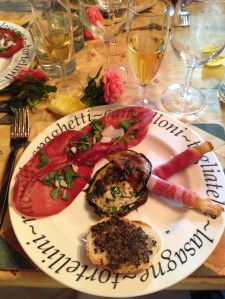 Meals at Villa Capanne